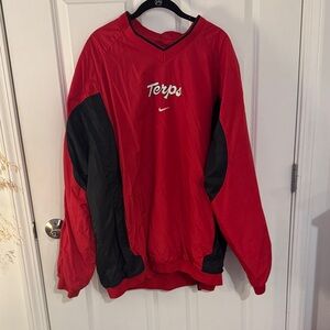 Nike Red and Black Terps Sweatshirt